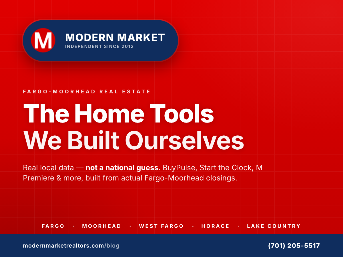 The Fargo-Moorhead Home Tools We Built — and Why the Big Portals Don't Have Them